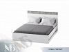 Кровать Инстайл КР-04 1.6 с подъёмным механизмом (Грей/Белый глянец)